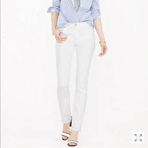 JCrew Matchstick White Jeans 27T Tall